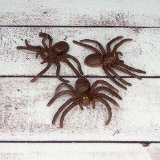 Павук гумовий 6х3см (коричневий)